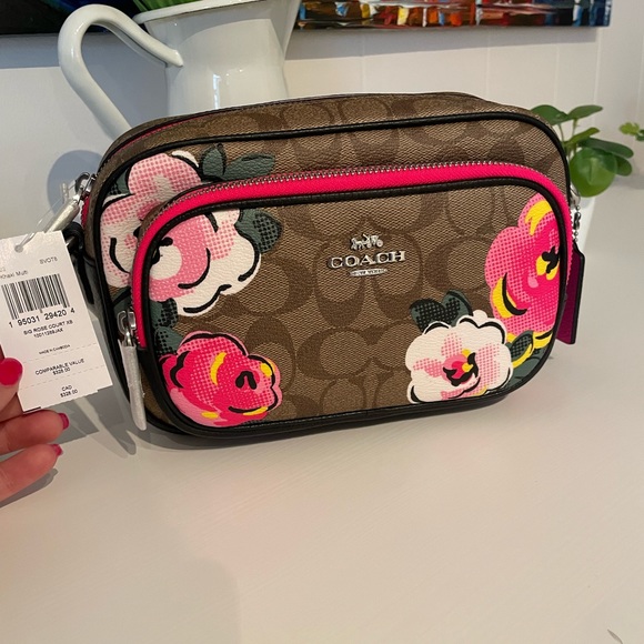 Coach Handbags - NWT - COACH camera bag in signature canvas